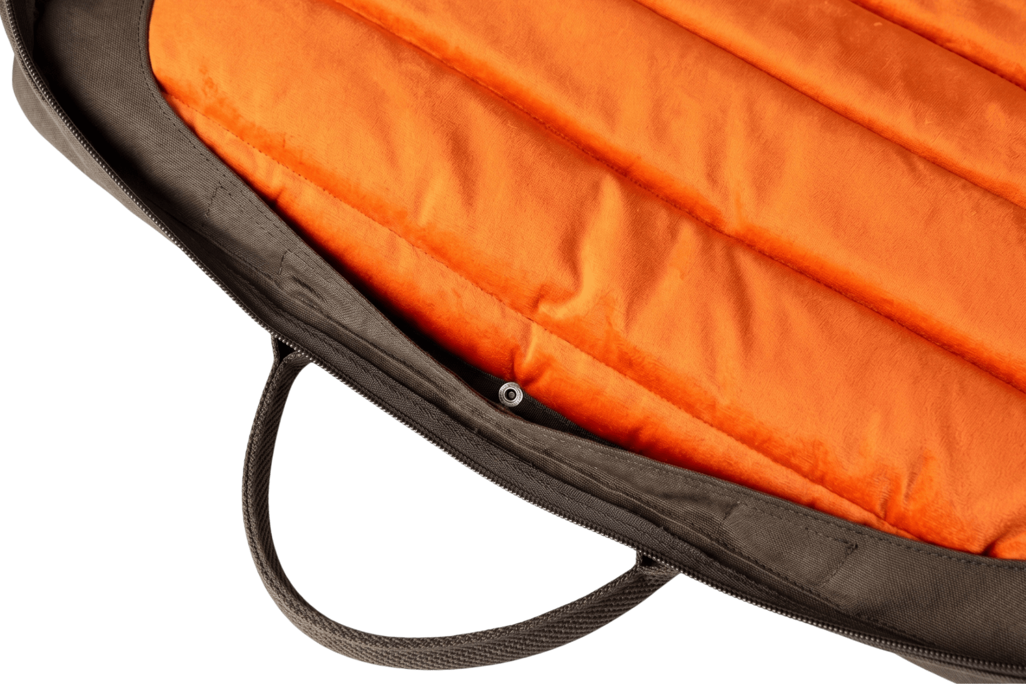 XL Hundeplatz 2Go mit orangefarbenem Samt-Inlay