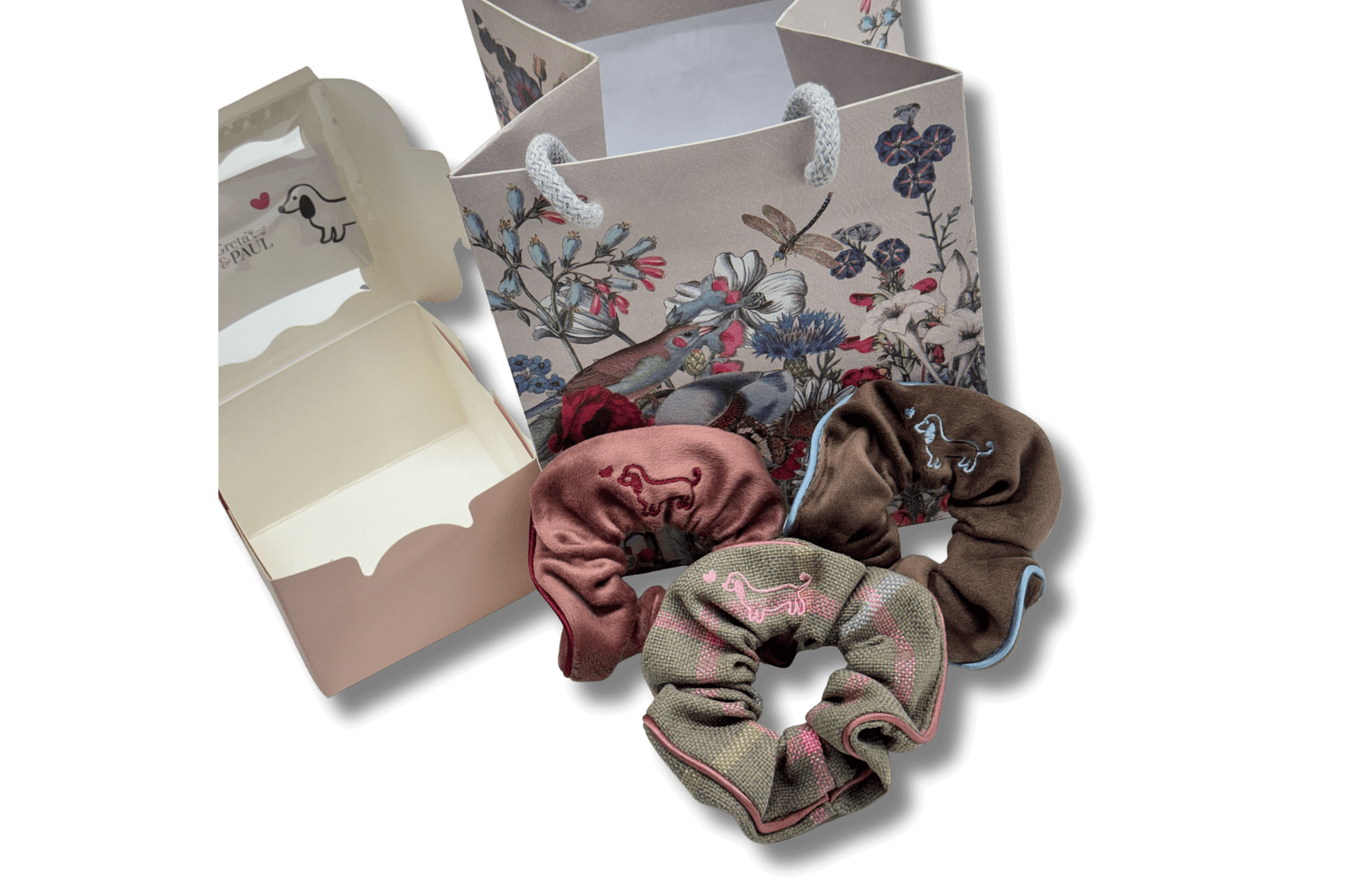 Luisas Dackel Scrunchies à la Greta