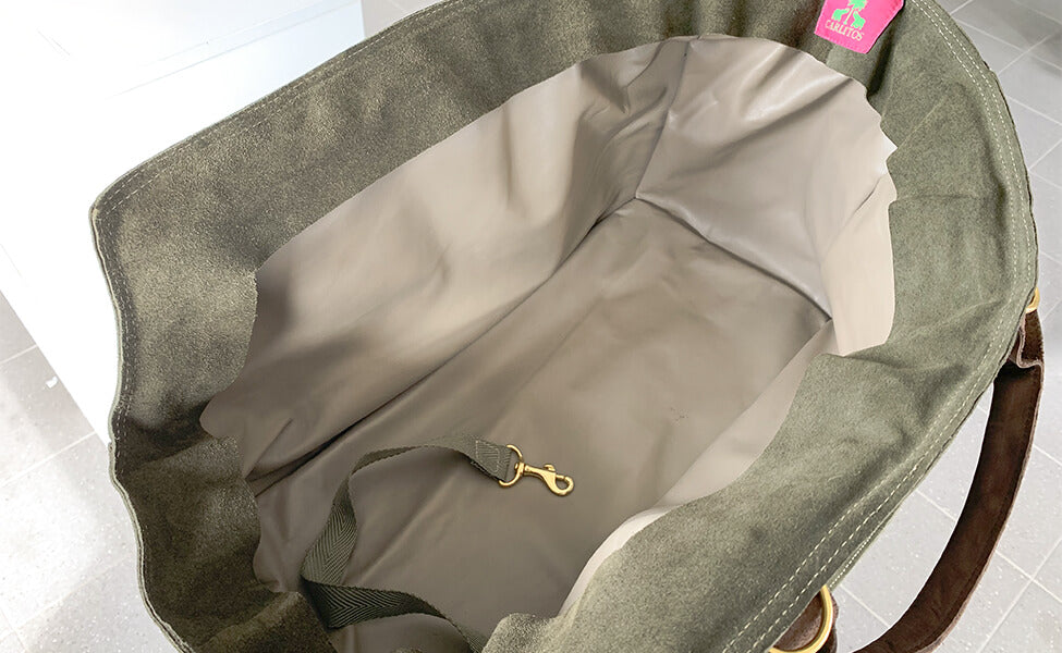 Greta's Luxury Suede Dog Bag