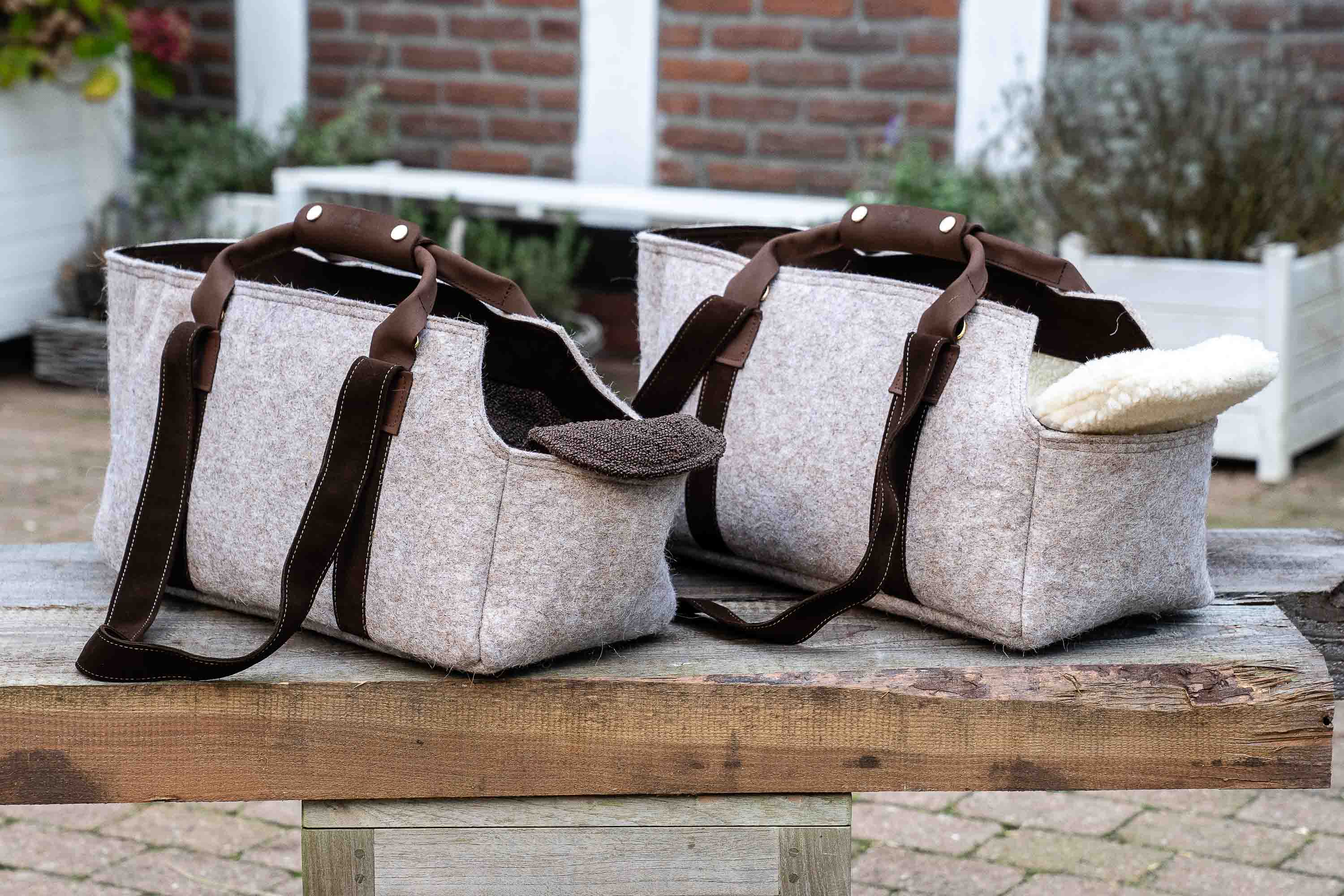 Greta's luxury loden bag