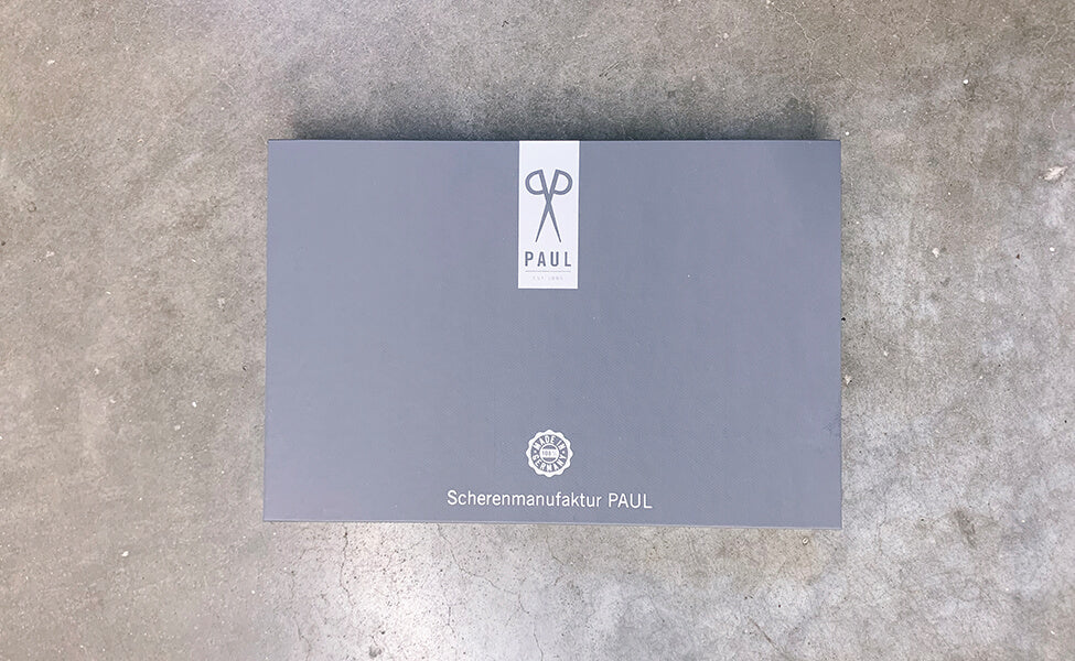 Premium-Geschenkbox in Größe L von der Scherenmanufaktur Paul