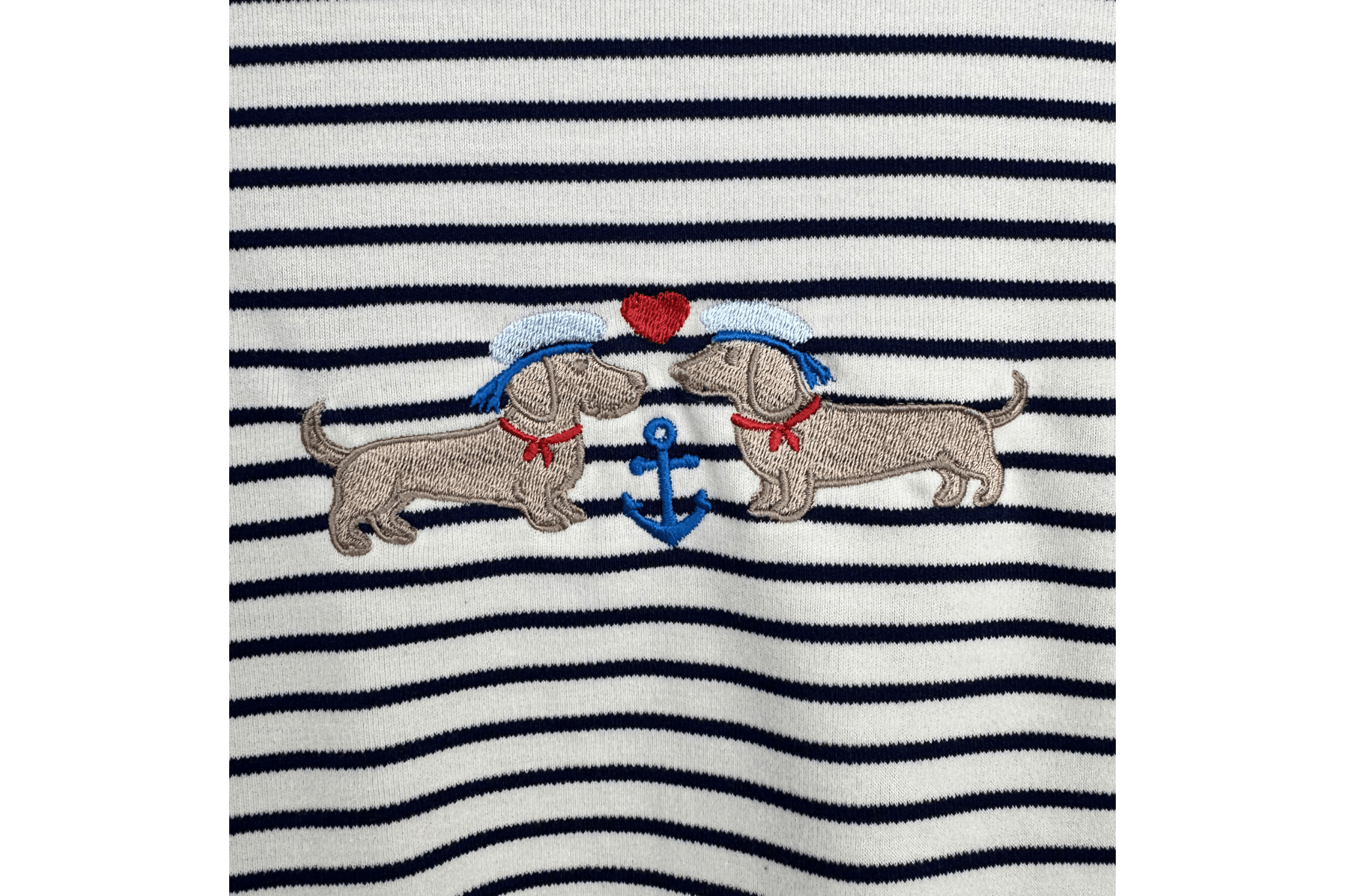 Gretas Dackel Streifen T-Shirt | Limited Freda & Greta