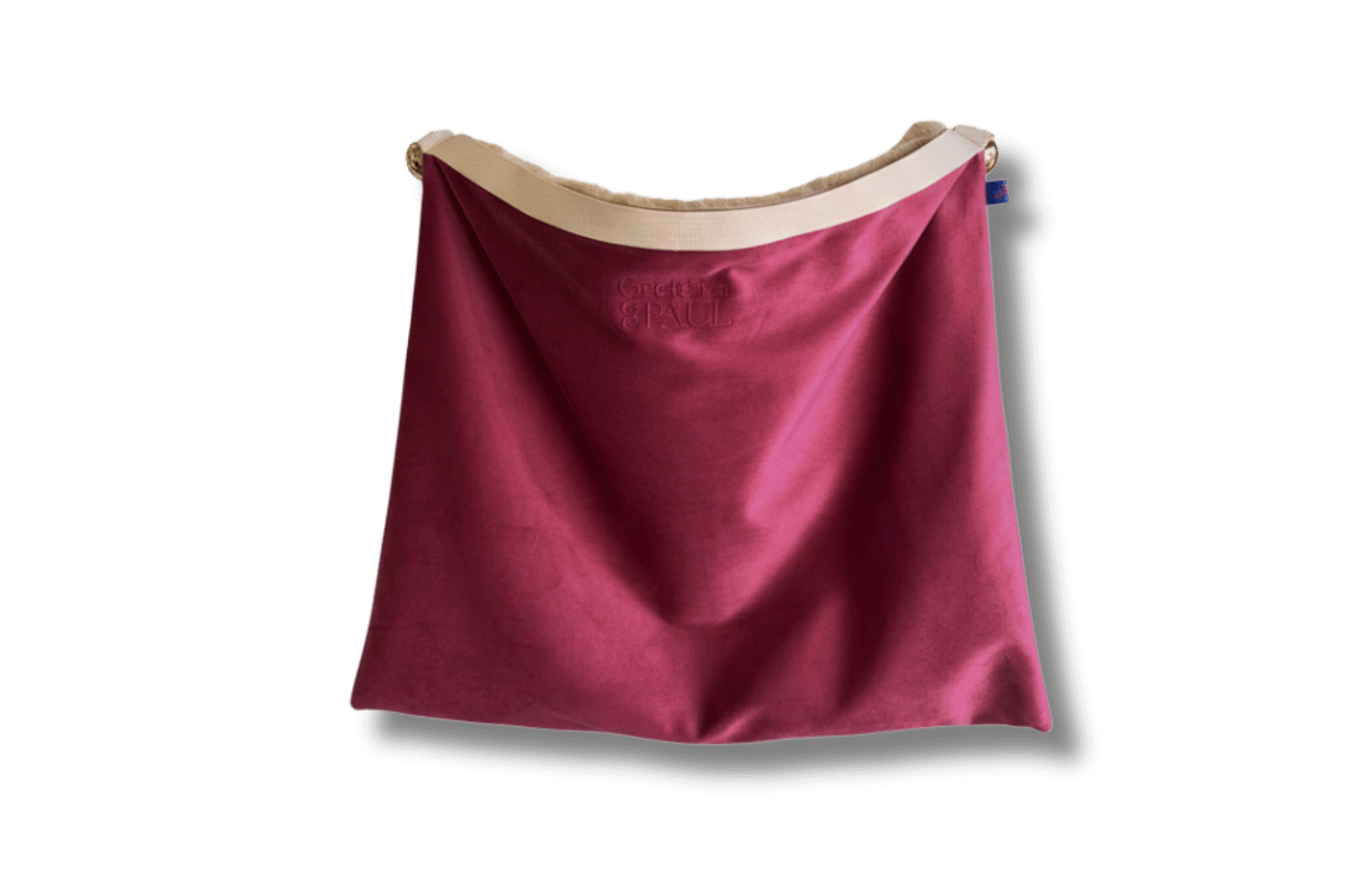 Gretas 3-in-1 Flausch-Wendesäckchen 3 in 1 in der neuen Farbe Bordeaux