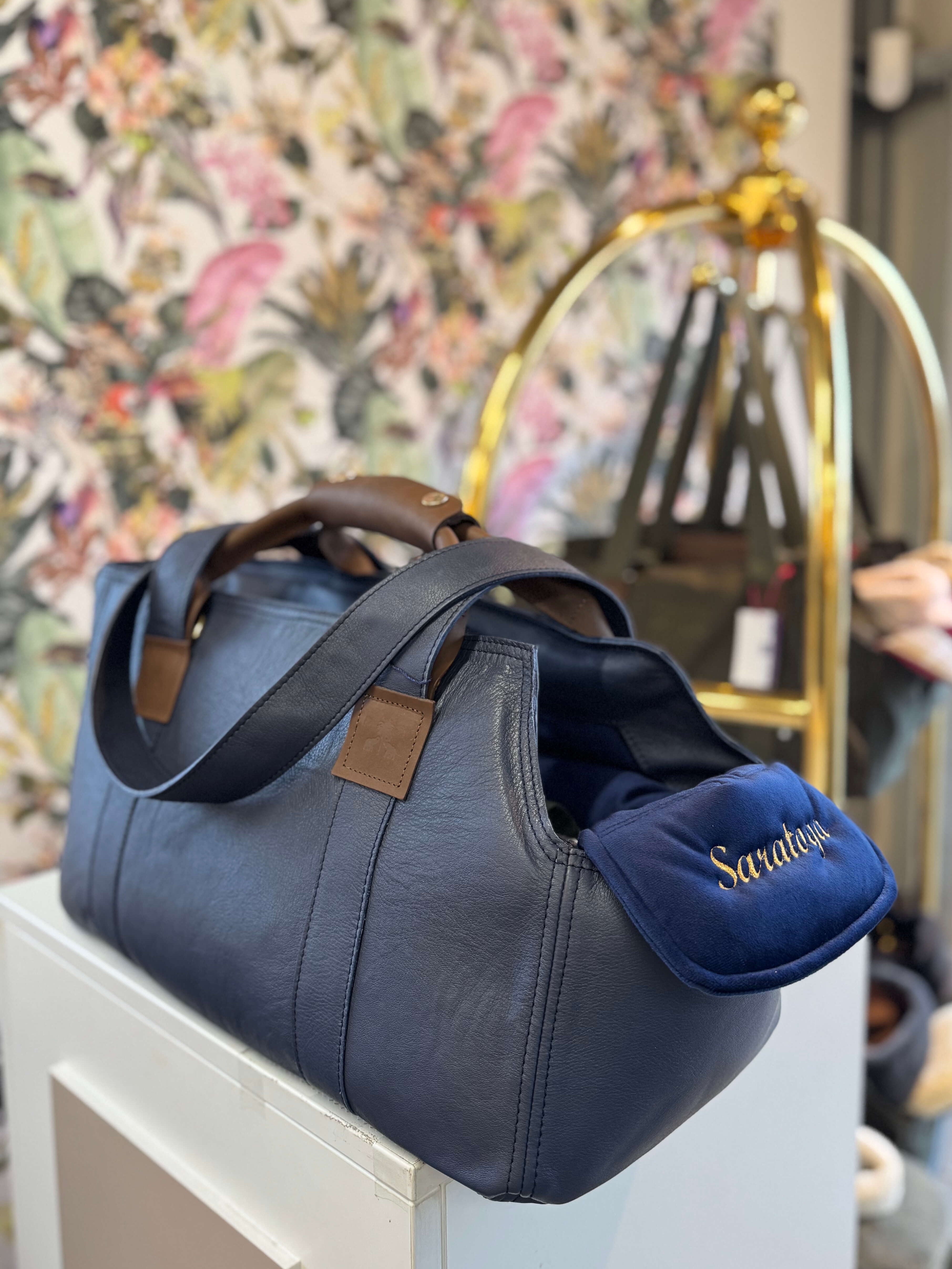 Gretas Luxus Leder-Hundetasche