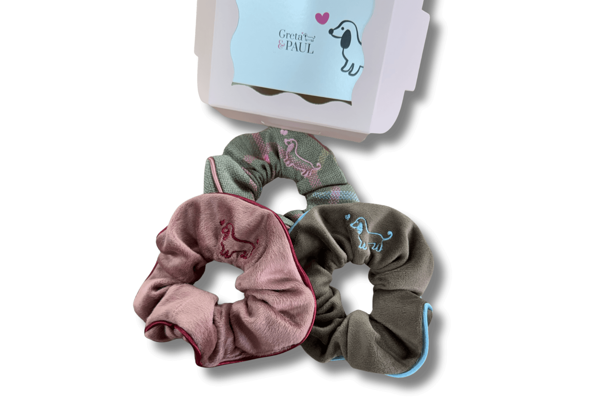 Luisa's Dachshund Scrunchies à la Greta